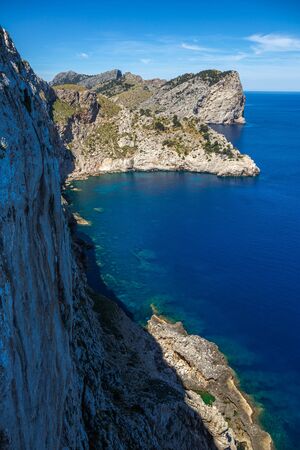 Scenic views of the famous Cape de Formentor, Mallorca Spainの写真素材