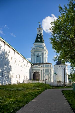 Ancient monastery in the old town, Sergiev Posad, Russiaの写真素材