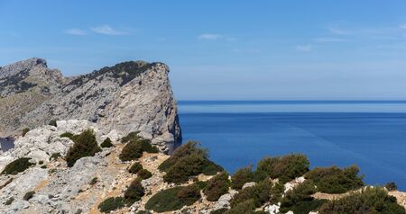 Scenic views of the famous Cape de Formentor, Mallorca Spain