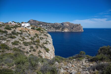 Landscape with rocky coast of Mallorca, Spainの写真素材