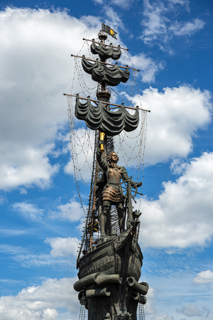 MOSCOW, RUSSIA - JUNE 25, 2018: Monument to Peter the Greatのeditorial素材
