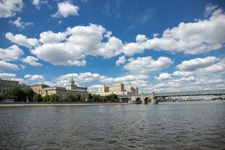 Embankment in the historical center of Moscow, Russiaのeditorial素材