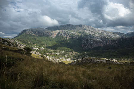 Sierra de Tramuntana, mountains on the island of Mallorcaの写真素材