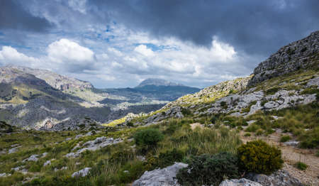 landscape of Sierra de Tramuntana, Mallorca, Spainの写真素材
