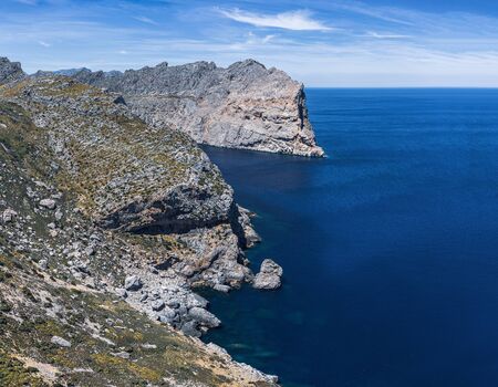 views of the famous Cape de Formentor, Mallorca Spainの写真素材