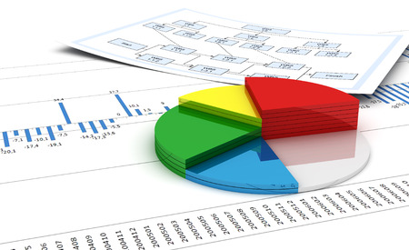 Business graphの写真素材