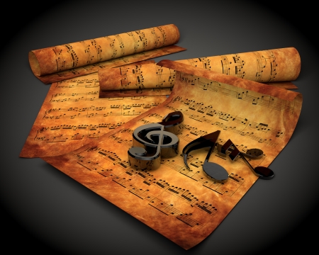 Musical Noteの写真素材