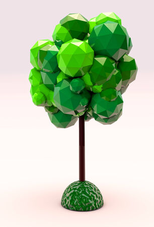 Geometric Treeの写真素材