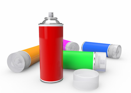 Aerosol Cansの写真素材