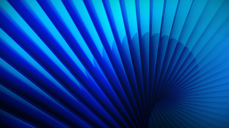 Blue digital background with 3d spiral structuresの写真素材