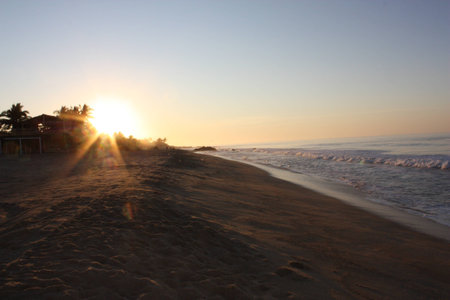 Playa Ventura, Guerrero. Mexicoの写真素材