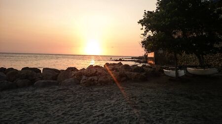 El Laguito. Cartagena, Colombiaの写真素材
