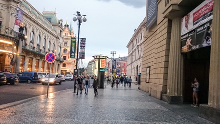 The streets of Pragueのeditorial素材