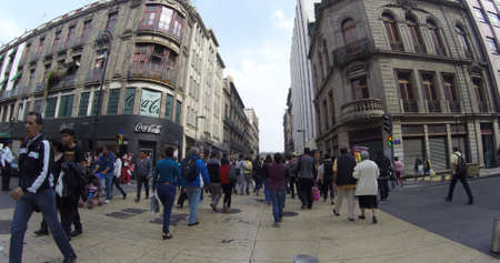 Daily life on the streets of Mexico Cityのeditorial素材