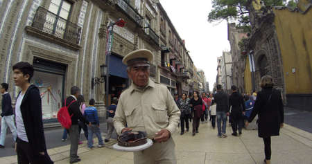 Daily life on the streets of Mexico Cityのeditorial素材