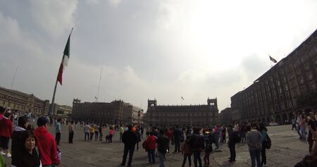 Walking through the streets of Mexico Cityのeditorial素材