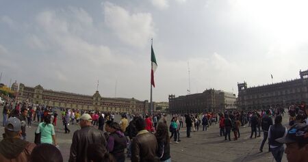 Walking through the streets of Mexico Cityのeditorial素材