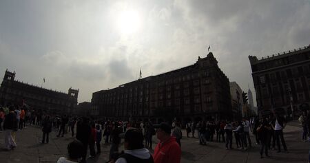 Walking through the streets of Mexico Cityのeditorial素材