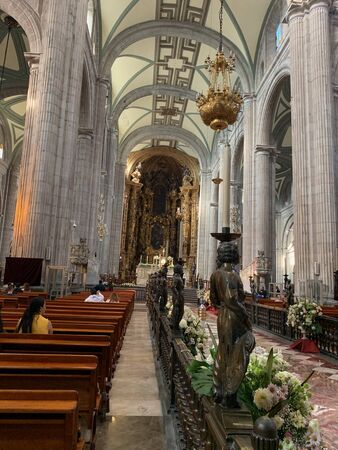 Walking the streets of Mexico Cityのeditorial素材