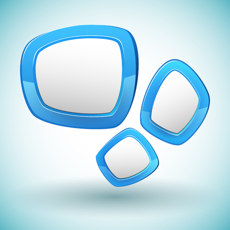 Modern business abstract set  banners for a web design のイラスト素材