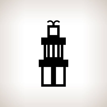 Silhouette gift boxes on a light background, black and white  vector illustrationのイラスト素材