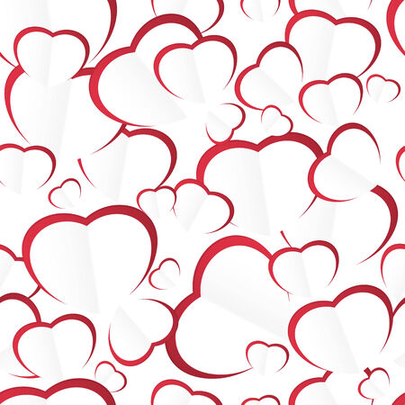 Seamless pattern with heart , vector illustrationのイラスト素材