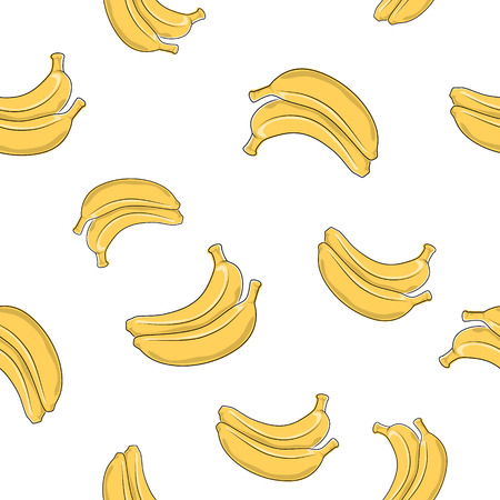 Seamless Pattern of  Banana のイラスト素材