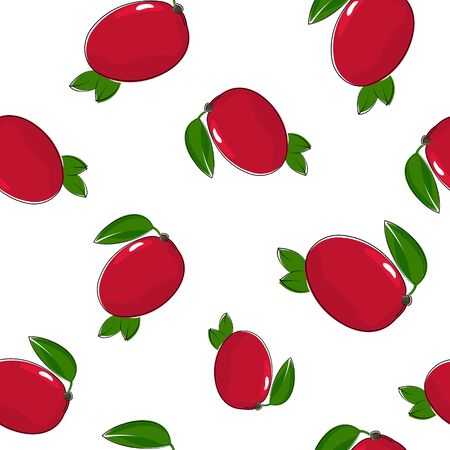 Seamless Pattern of  Mango のイラスト素材