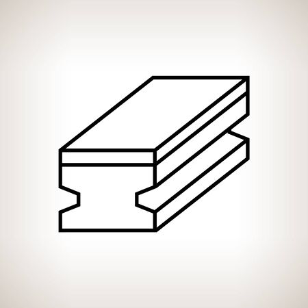 Household cleaning sponge for washing on a light background, cleaners and detergents, vector illustrationのイラスト素材