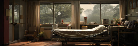 A nursing home old age homeの素材