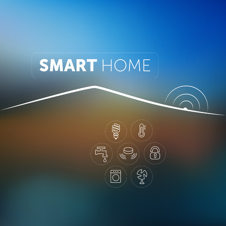 Smart Home Conceptのイラスト素材