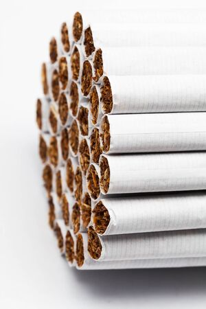 Closeup of tobacco cigarettes.の写真素材