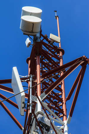 Close up image of cell phone antenna 