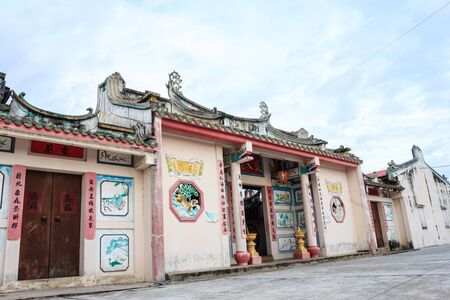 Image of in front of old Chinese Joss-house のeditorial素材