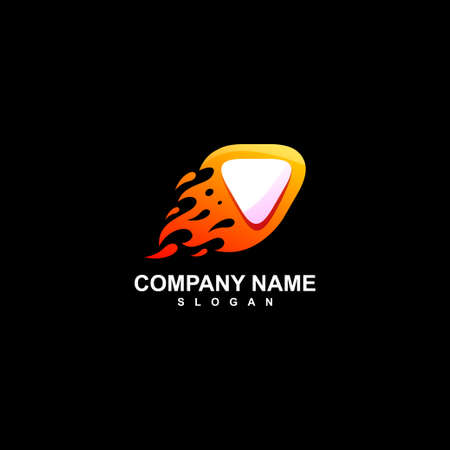 media logo hotのイラスト素材