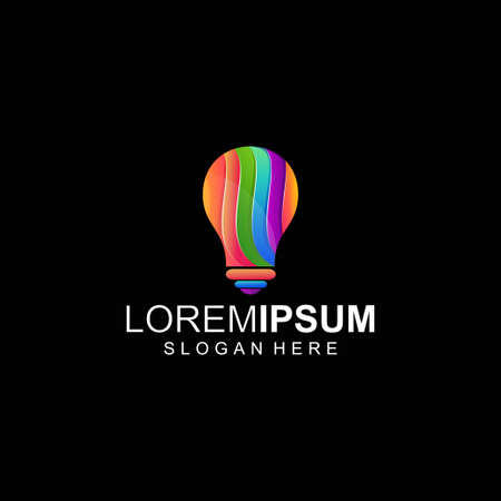 light logo color illustrationのイラスト素材