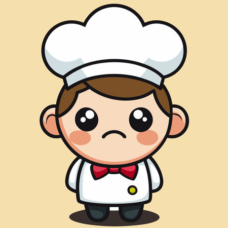 Cute chef illustrationのイラスト素材