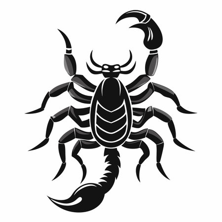 Scorpion icon. Simple illustration of scorpion vector icon for webのイラスト素材