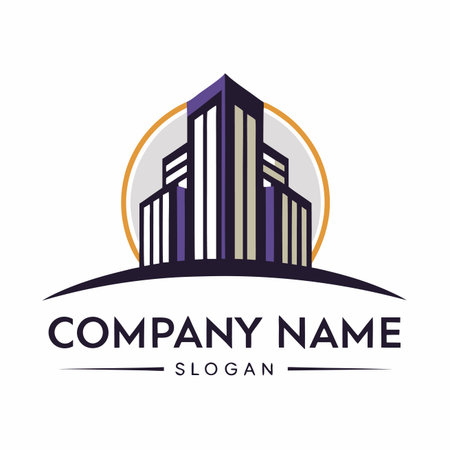 Real Estate, Property and Construction Logo design for business corporate sign.のイラスト素材