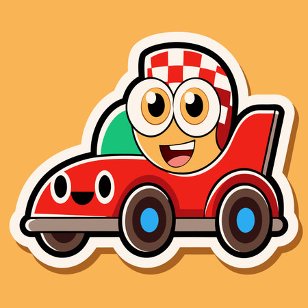 cartoon car icon design, vector illustration eps10 graphic.のイラスト素材