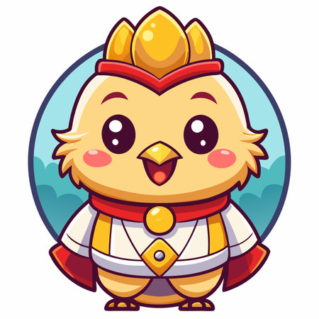 Owl in the costume of the medieval knight. Vector illustration.のイラスト素材