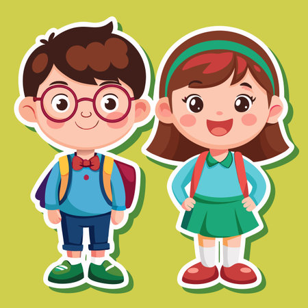 cute little kids design, vector illustration eps10 graphic.のイラスト素材