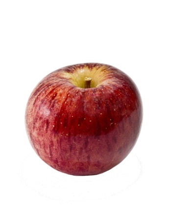 Red ripe appleの写真素材