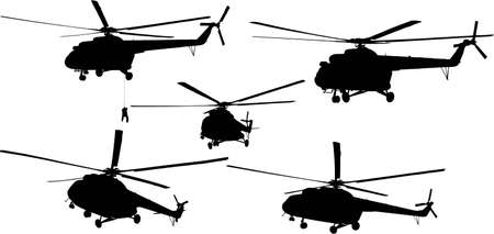 helicopterのイラスト素材