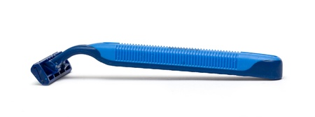 razor isolated on whiteの写真素材