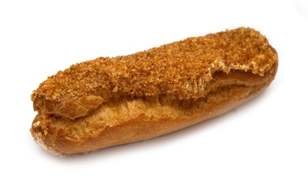 eclair isolated on white