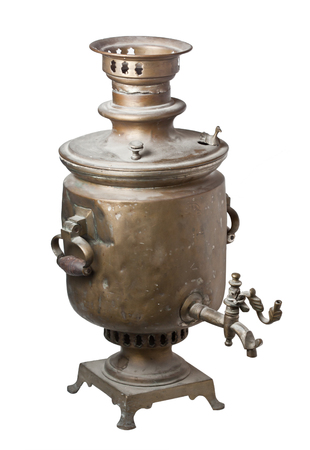 old grunge russian por (samovar)の写真素材