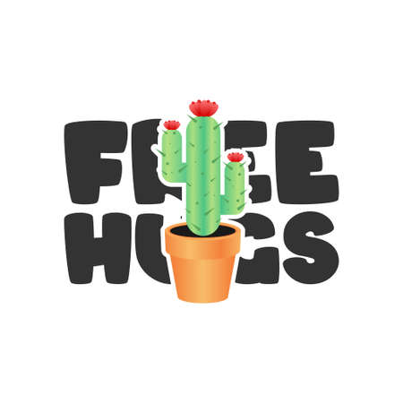 vector graphic of free hugs day good for free hugs day celebration. flat design. flyer design.flat illustration.のイラスト素材