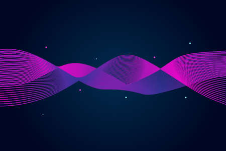 vector graphic of abstract line background. flat design. flyer design.flat illustration.