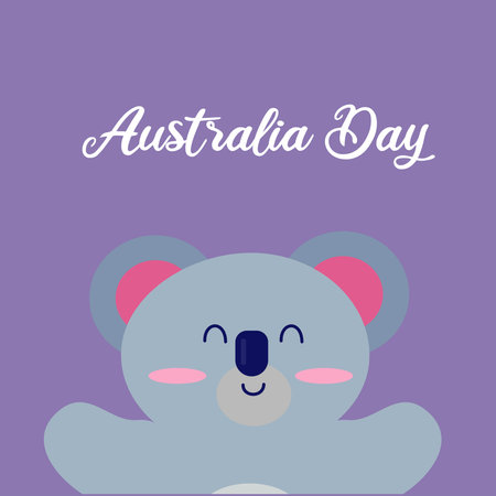 An excellent vector graphic for celebrating Australia Day is this one.のイラスト素材